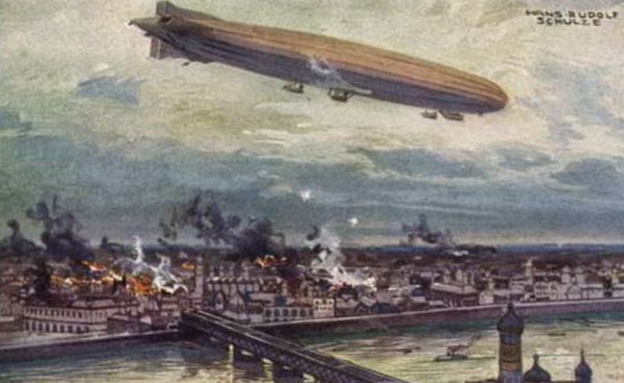 Zeppelin a Paris